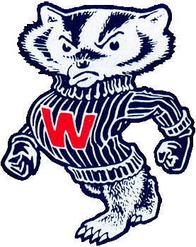Wisconsin Badgers 1967-1990 Primary Logo t shirts DIY iron ons